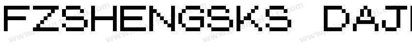 FZSHENGSKS DAJW GB10字体转换